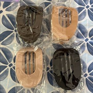 Set of Four Hair Claw Clips